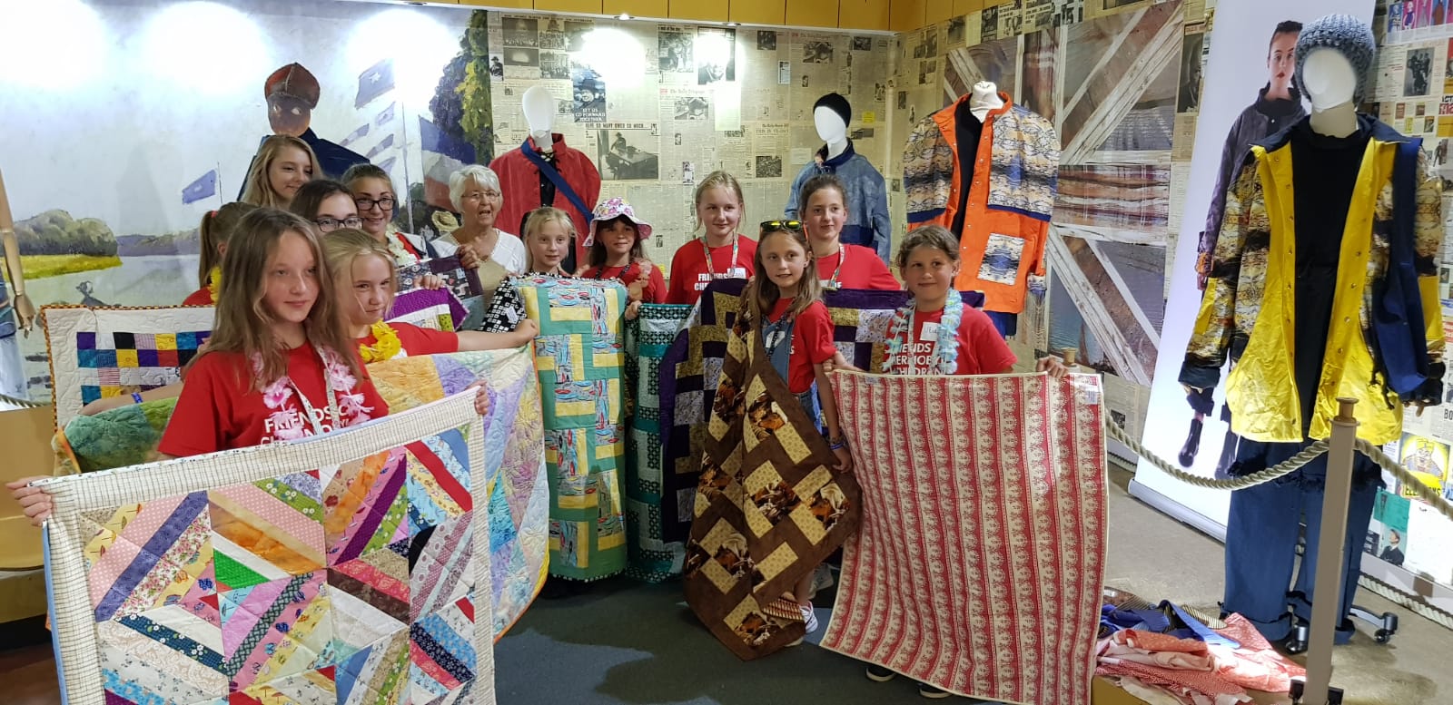 Project Linus quilts for Chernobyl girls