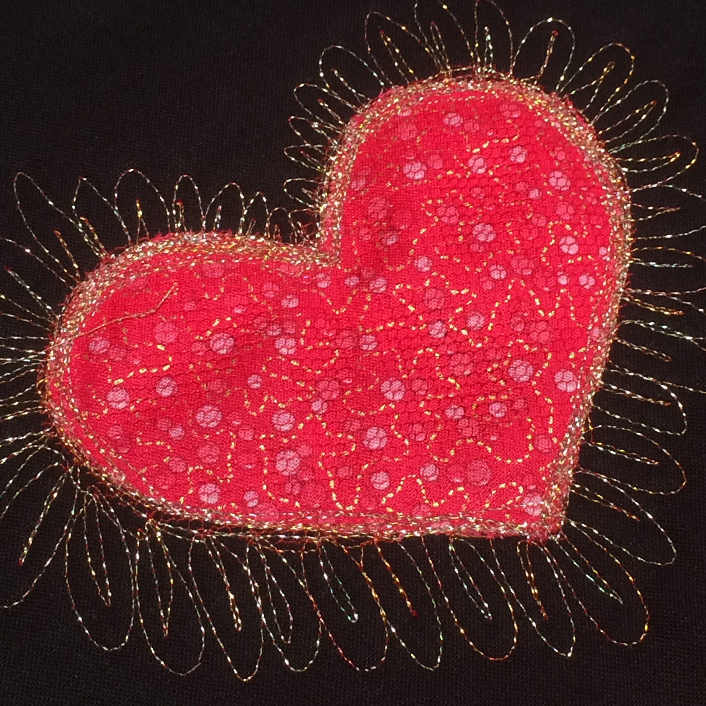 scalloped heart
