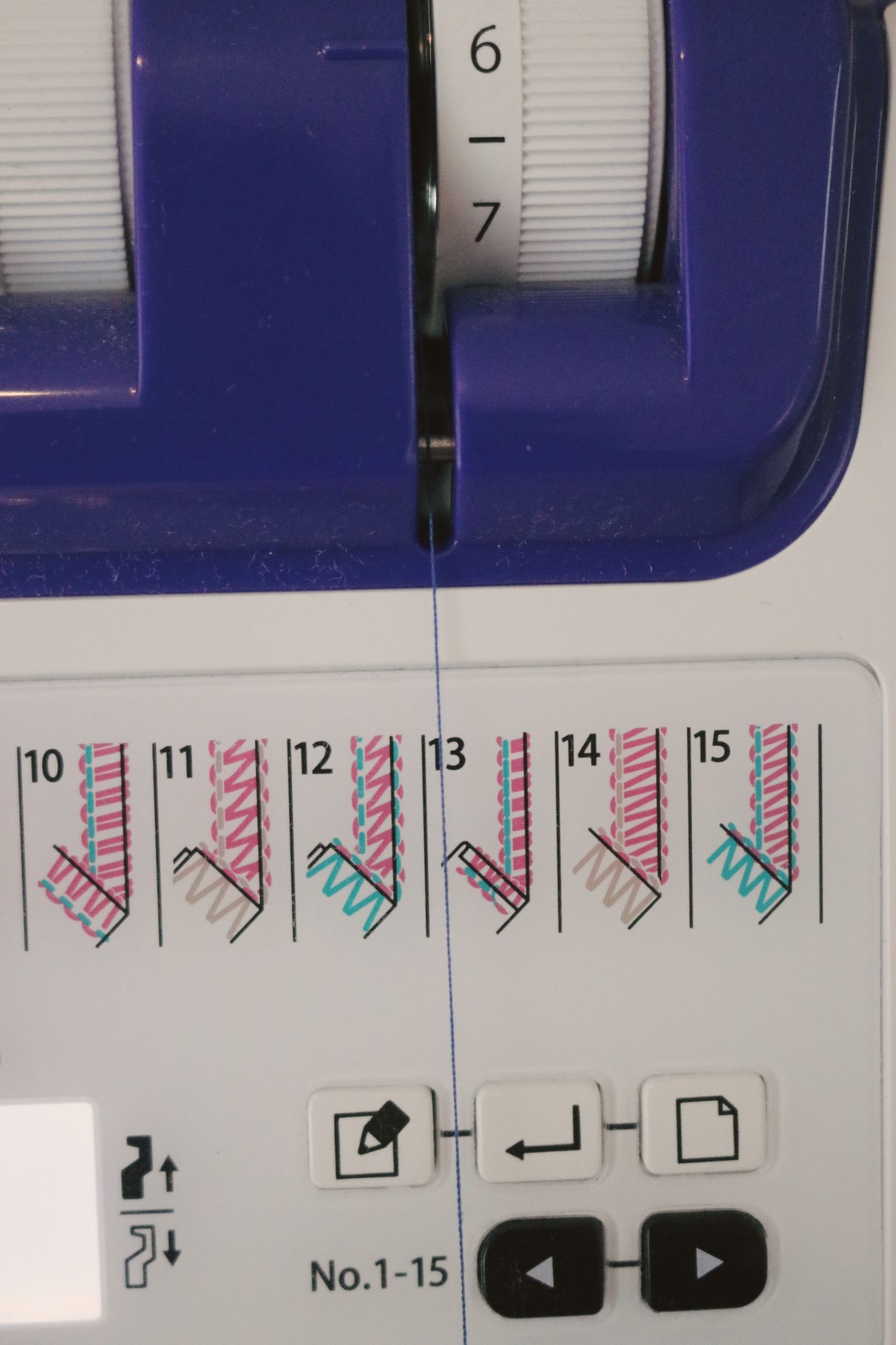 A Rolled Hem with the Juki MO 2000 overlocker Juki Club