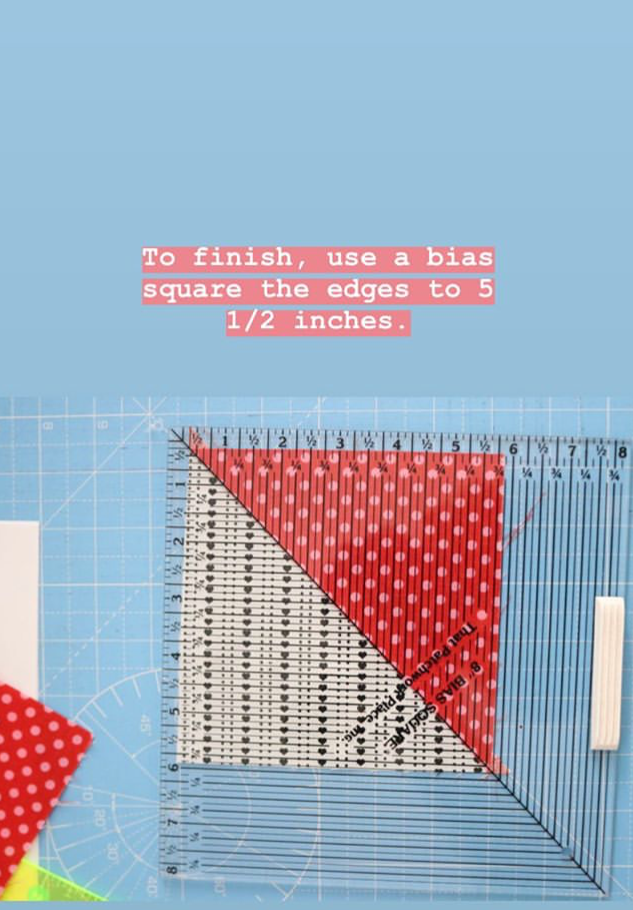 The Half Square Triangle Heart Quilt Story Juki Club