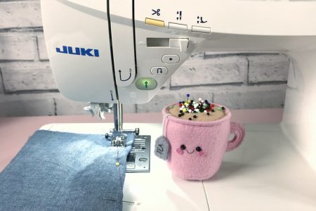 Sewing the Carnaby dress on the Juki DX5