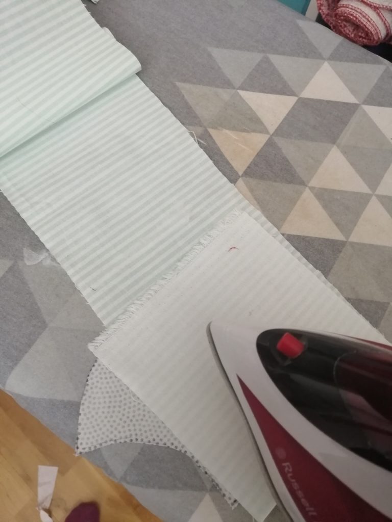 ironing the interfacing