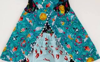 toddler crossover pinafore dress