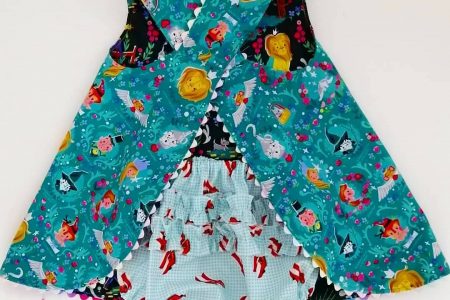 toddler crossover pinafore dress